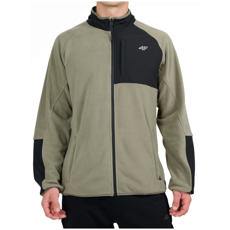 Sweat-shirt homme 4F Fleece M480 kaki / noir Khaki