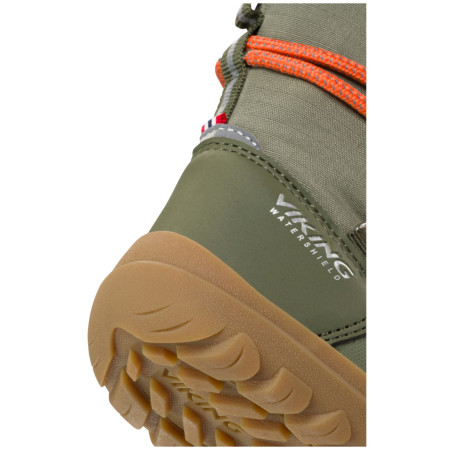 Bottes d'hiver enfant Viking Outdoor Footwear Birch Barefoot Warm WP Pull-on Olive