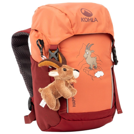 Sac à dos enfant Kohla Happy Rocky 10 rouge Burnt Sienna