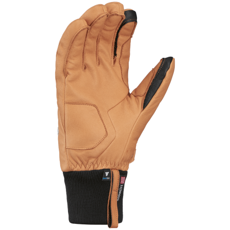 Gants de ski hommes SnowLife SGlove Leather brun clair nature