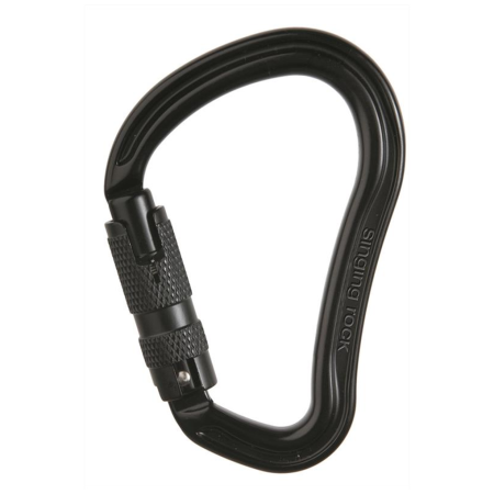 Mousqueton Singing Rock Hector Triple Lock vert Black