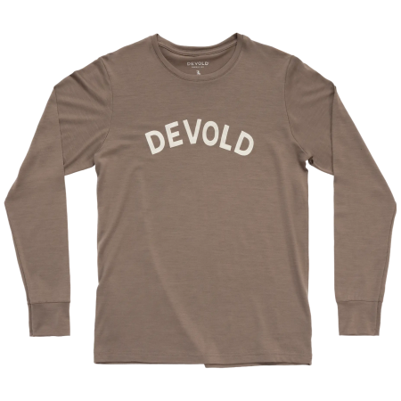 T-shirt fonctionnel homme Devold Classic Legacy Ls Man brun Falcon