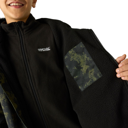 Manteau imperméable pour enfant Regatta Junior Waterproof Changing Robe Pro Bark Green