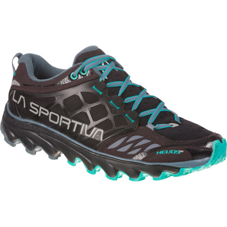 Chaussures femme La Sportiva Helios SR Woman vert / bleu Black/Aqua