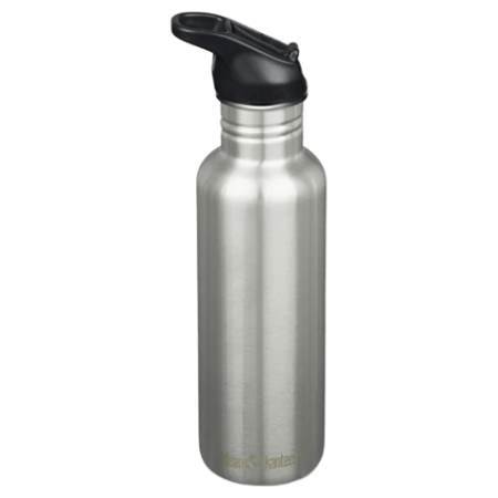 Bouteille en acier inoxydable Klean Kanteen Classic 27oz (w/Flip Seal Sport) argenté Brushed Stainless