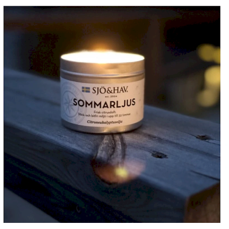 Bougie Sjö&Hav citronnelle anti-moustiques 200 g