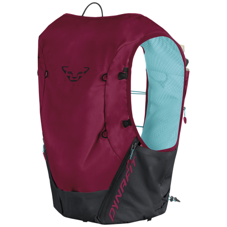 Gilet course Dynafit Ultra 12 Vest violet / noir 6212 - Beet Red/Black Out