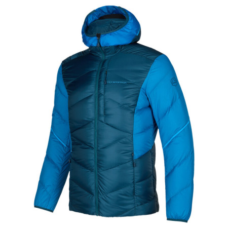 Veste homme La Sportiva Bivouac Down Jkt M bleue Storm Blue/Electric Blue