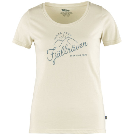 T-shirt femme Fjällräven Sunrise T-shirt W blanc Chalk White