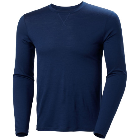 T-shirt fonctionnel homme Helly Hansen Hh Merino Crew bleue Ocean