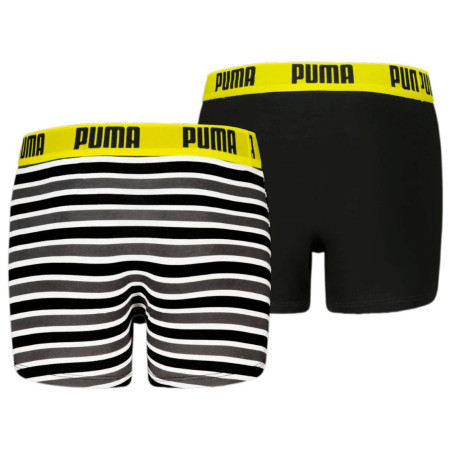 Boxer pour garçon Puma Everyday Striped Boxers 2P