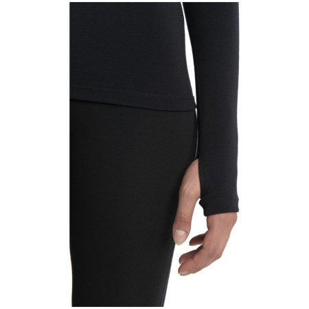 T-shirt fonctionnel femme Icebreaker Women 300 MerinoFine™ Polar LS Half Zip