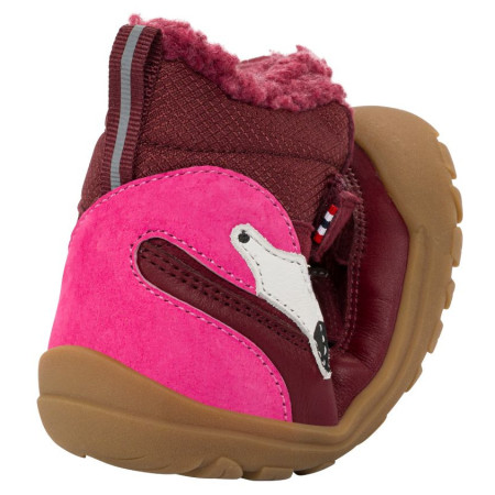 Bottes d'hiver enfant Viking Outdoor Footwear Alv Barefoot Paw Warm WP 2V Burgundy