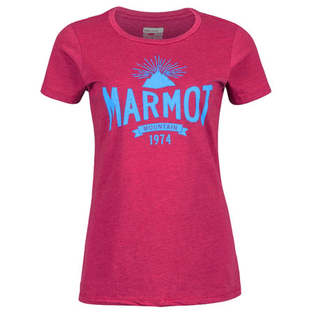 T-shirt femme Marmot Carly Tee SS violet RedDahlia