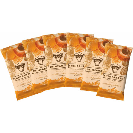 Set Chimpanzee Energy Bar Apricot 55g orange Apricot