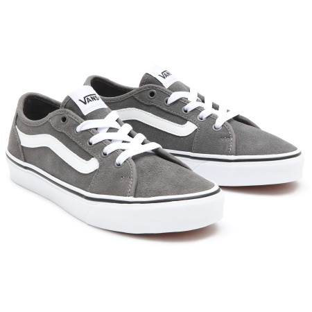 Chaussures femme Vans Filmore Decon gris / blanc (Suede) Pewter/White
