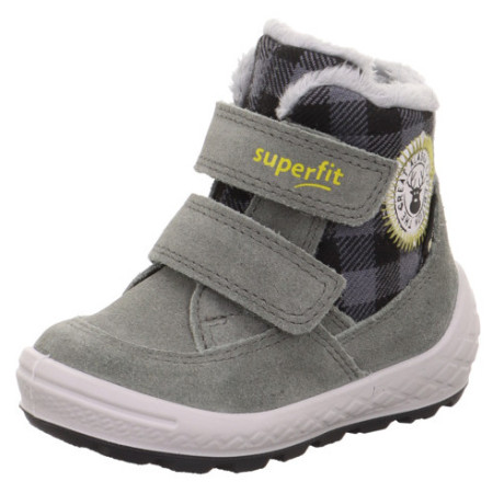 Bottes d'hiver enfant Superfit Groovy 2.0 Grün/Grau gris Grün/Grau