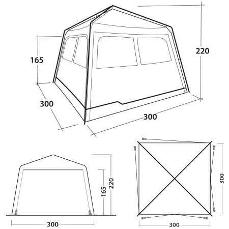 Tente Outwell Fastlane 300 Shelter