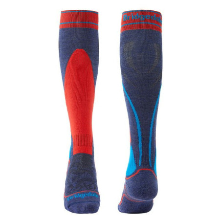 Chaussettes hautes Bridgedale Ski Junior Racer Denim