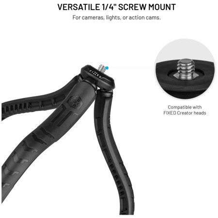 Trépied FIXED Creator Flexible Tripod with 1/4" phone holder (works with MagSafe)