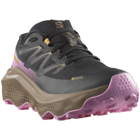 Chaussures running femme Salomon Ultra Flow 2 Gore-Tex noir Black / Iron / Cyclamen