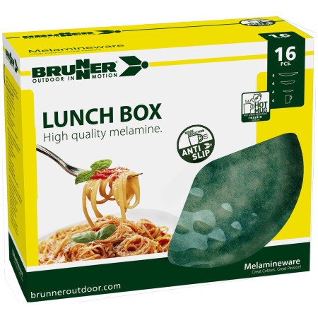 Ensemble vaisselle Brunner Lunch box Sea green
