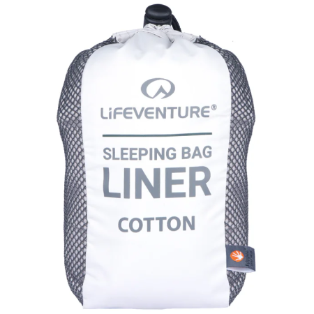 Doublure sac de couchage LifeVenture Cotton Sleeping Bag Liner, Mummy