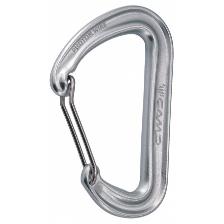Mousqueton porte-matériel Camp Photon Wire argenté Titanium