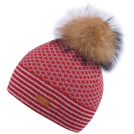 Bonnet de ski femme Zulu Ewy rouge Red