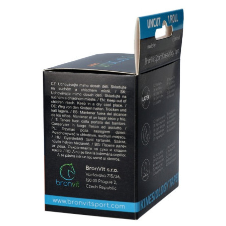 Bande kinésiologie BronVit Sport Kinesio Tape classic 5 cm x 6m