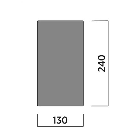 Tapis de tente Easy Camp Rosebay Universal Carpet 1.3 x 2.4 m