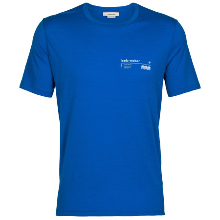 T-shirt homme Icebreaker Tech Lite II SS Tee Alpine Zone bleue lazurite