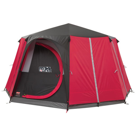 Tente Coleman Festival Octagon 8 noir / rouge Red/Black