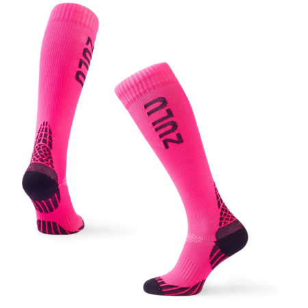 Chaussettes de compression Zulu Run Compression rose pink