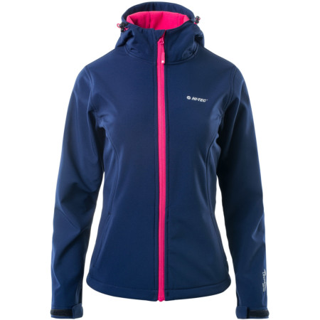 Veste femme Hi-Tec Lady Caria II bleue Navy/BrightPink