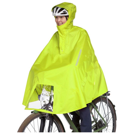 Poncho pluie vélo Tatonka Bike Poncho jaune safety yellow