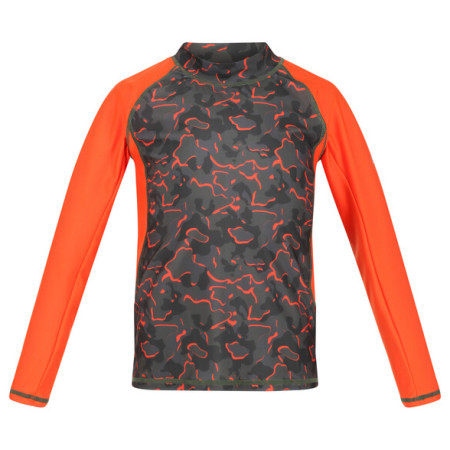 Maillot bain enfant Regatta Hoku gris / orange Magm/GrpLfCa