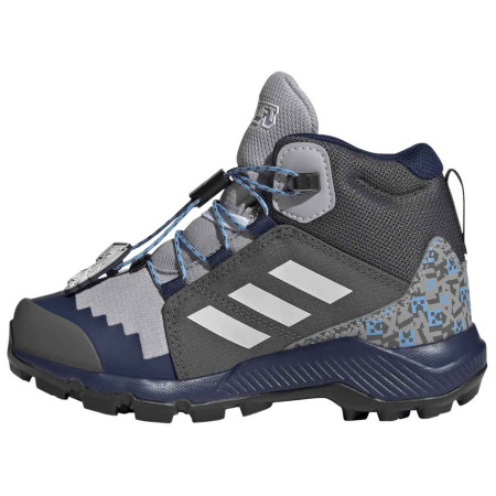 Chaussures enfant Adidas Terrex Mid Gtx Minecraft gris Glogry/Greone/Grefiv