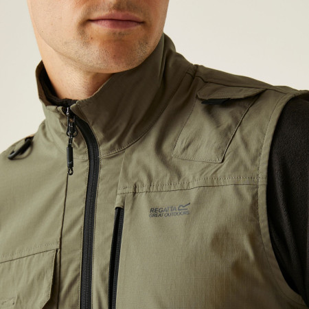 Gilet homme Regatta Travel Light Packaway B/W