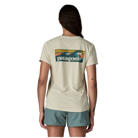 T-shirt femme Patagonia Women's Capilene Cool Daily Shirt - Boardshort Logo