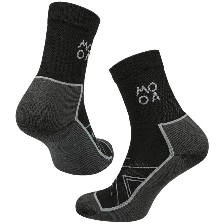 Chaussettes MOOA Merino Adventure noir Black