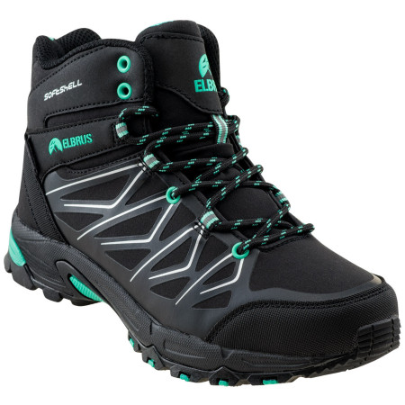 Chaussures femme Elbrus Mabby Mid Wp Wo'S vert Black/Biscay Green