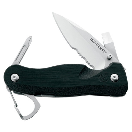 couteau pliant Leatherman Crater C33TX noir / argenté