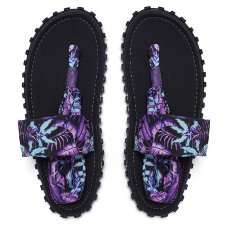 Sandales femme Gumbies Slingback Purple Haze noir / violet černá/fialová
