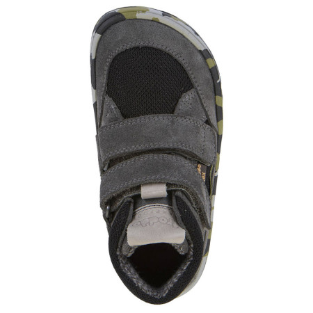 Chaussures barefoot toutes saisons pour enfant Frodo Barefoot Tex Fun Autumn Grey/Black