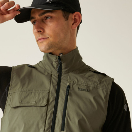Gilet homme Regatta Travel Light Packaway B/W