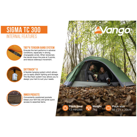 Tente de randonnée Vango Sigma TC 300