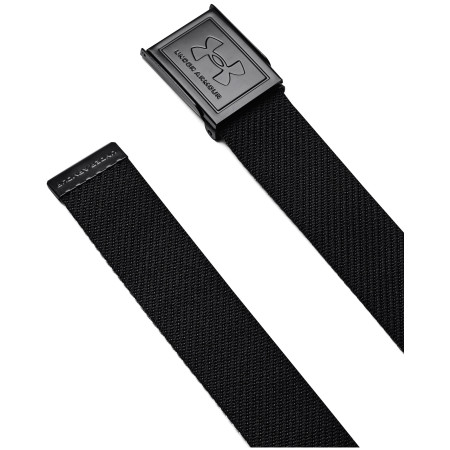 Ceinture Under Armour M's Webbing Belt vert Black / Pitch Gray / Black