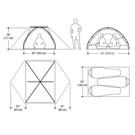 Tente ultra-légères Marmot Tungsten UL 3P