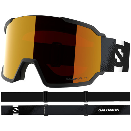 Masques ski Salomon S/VIEW 3 ML noir Black